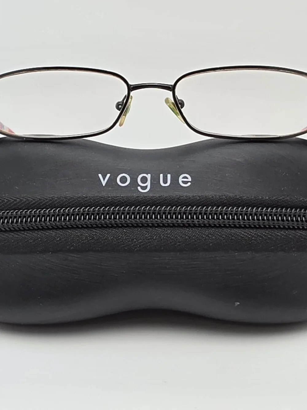 Vogue VO3691-B 905 Black Pink Rhinestone Eyeglasses Frame w/ Flexhinge and Case